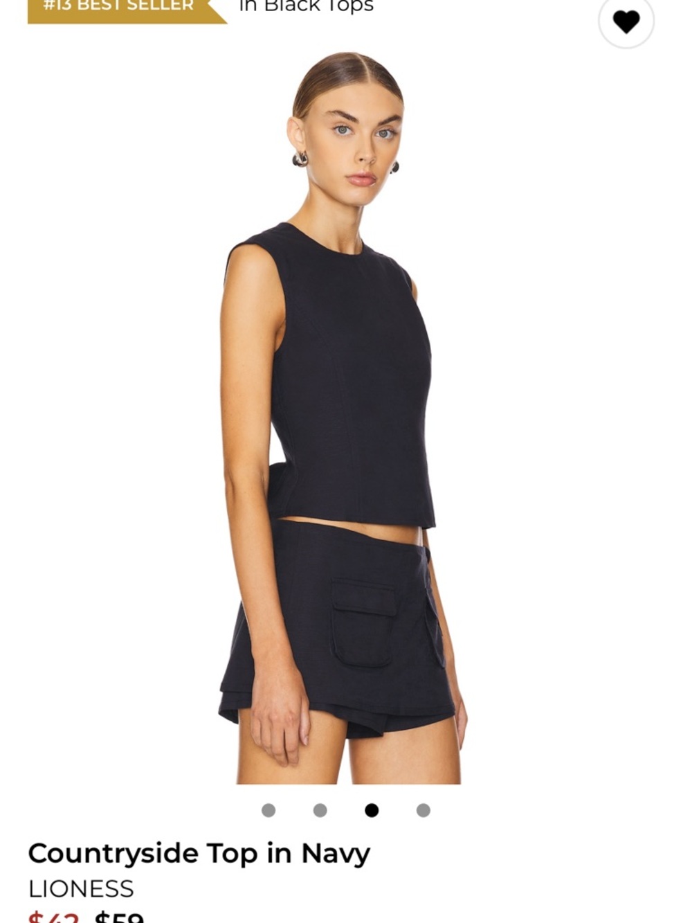 Lioness countryside set - navy blue skort set - Picture 2 of 4